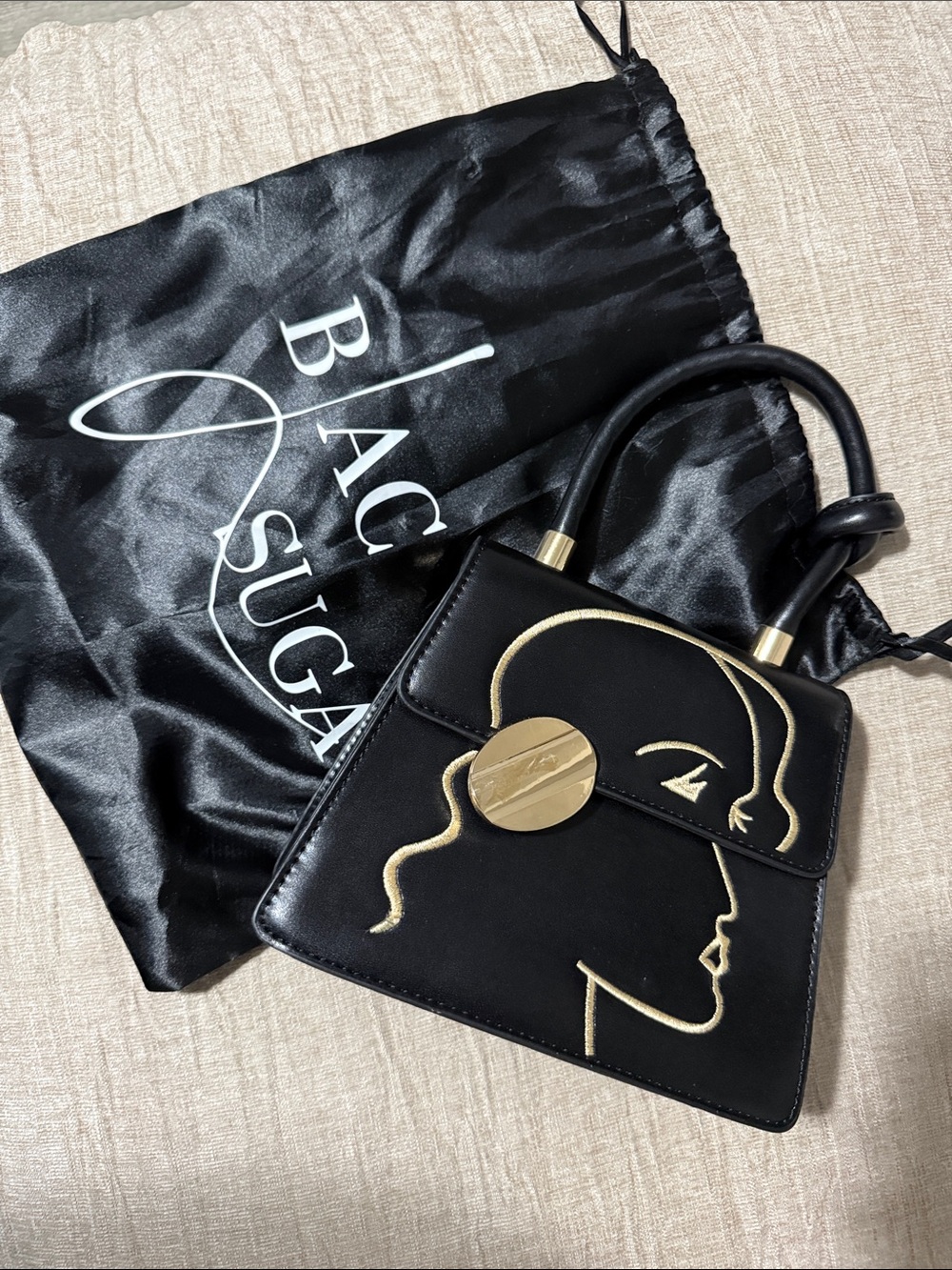 Black Suga Artistic Medium Purse